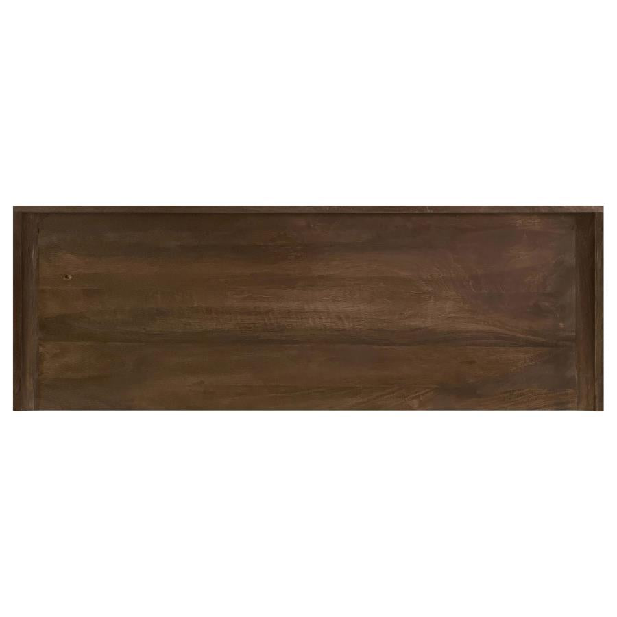 Ornelas 46-inch Console Table with Slatted Shelf Mango Brown - 950415