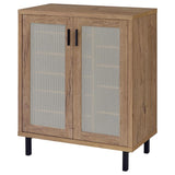 Teller 2-door Shoe Storage Cabinet Natural Oak - 950421