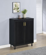 Brixton 2-door Entryway Shoe Storage Cabinets Black - 950422
