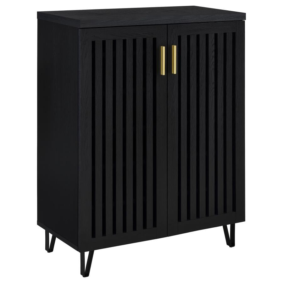 Brixton 2-door Entryway Shoe Storage Cabinets Black - 950422