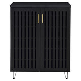 Brixton 2-door Entryway Shoe Storage Cabinets Black - 950422