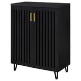 Brixton 2-door Entryway Shoe Storage Cabinets Black - 950422
