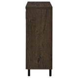 Brixton 2-door Entryway Shoe Storage Cabinets Smoked Oak - 950423