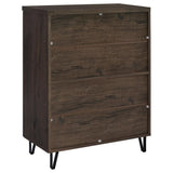 Brixton 2-door Entryway Shoe Storage Cabinets Smoked Oak - 950423