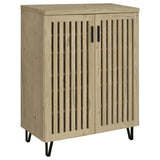 Brixton 2-door Entryway Shoe Storage Cabinets White Oak - 950424