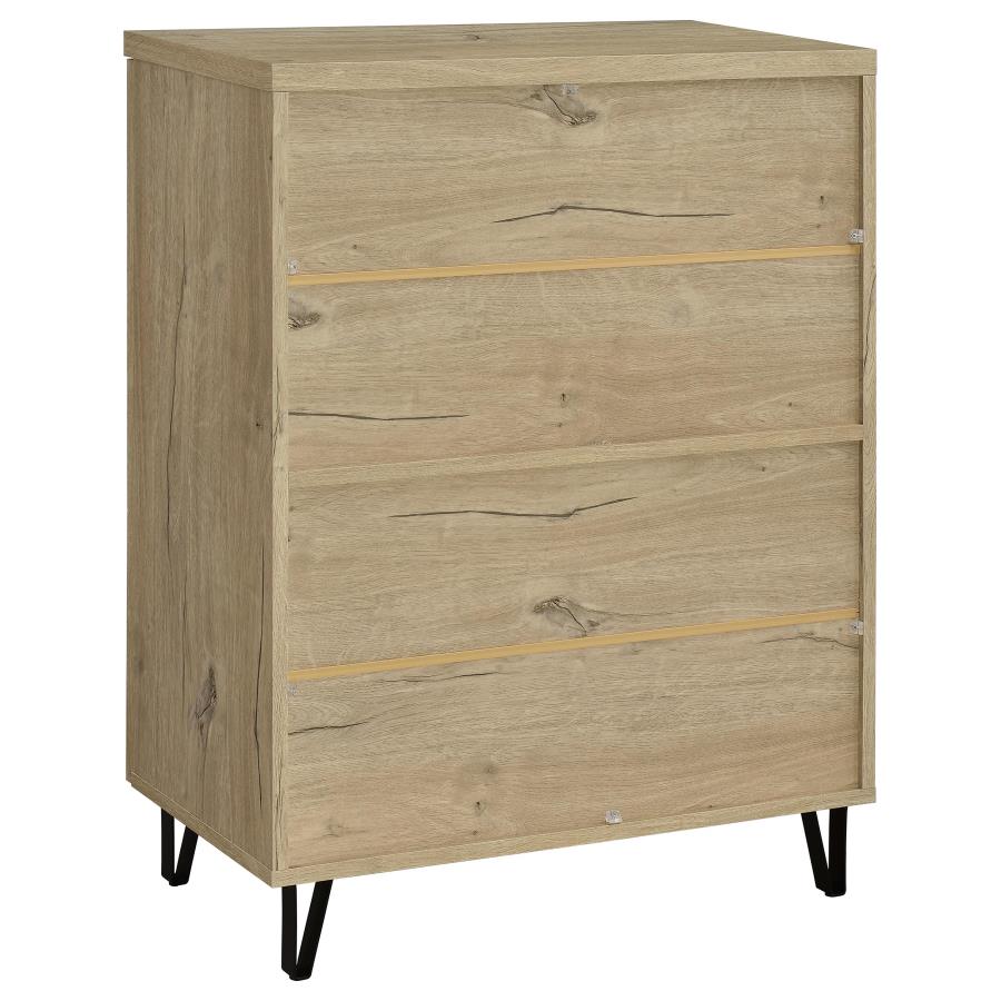Brixton 2-door Entryway Shoe Storage Cabinets White Oak - 950424