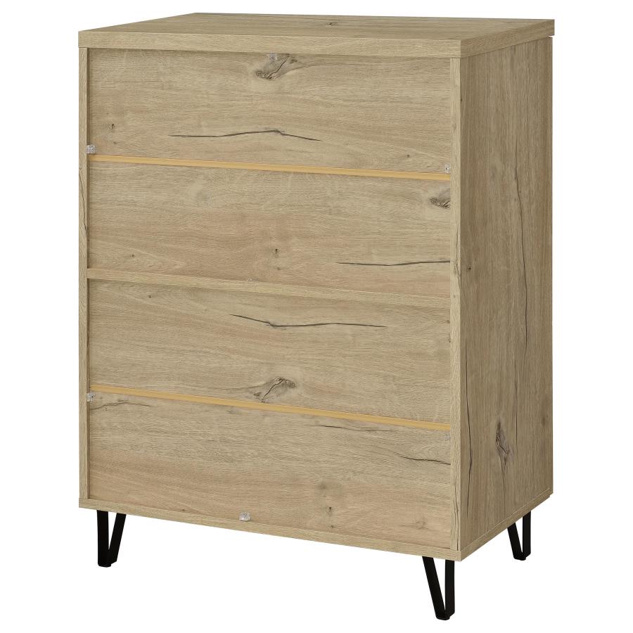 Brixton 2-door Entryway Shoe Storage Cabinets White Oak - 950424