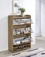 Denia 3-tier Engineered Wood Shoe Cabinet Mango - 950425