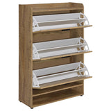 Denia 3-tier Engineered Wood Shoe Cabinet Mango - 950425