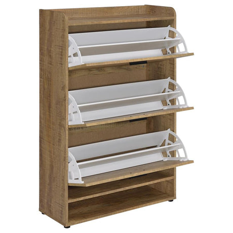 Denia 3-tier Engineered Wood Shoe Cabinet Mango - 950425