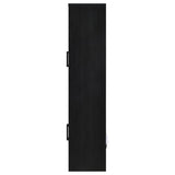 Riva 4-door Tall Accent Display Cabinet LED Lighting Black - 950432