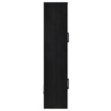 Riva 4-door Tall Accent Display Cabinet LED Lighting Black - 950432