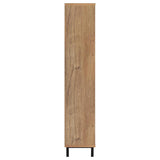 Teller 80-inch 4-door Tall Shoe Storage Cabinet Natural Oak - 950440
