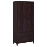 Wadeline 2-door Tall Accent Storage Cabinet Rustic Tobacco - 950724