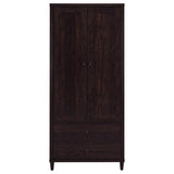 Wadeline 2-door Tall Accent Storage Cabinet Rustic Tobacco - 950724