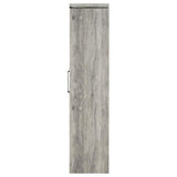 Alejo 2-door Engineered Wood Tall Cabinet Grey Driftwood - 950783
