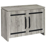 Enoch 2-door Engineered Wood Accent Cabinet Grey Driftwood - 950785
