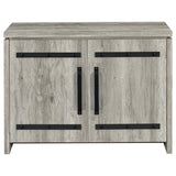 Enoch 2-door Engineered Wood Accent Cabinet Grey Driftwood - 950785