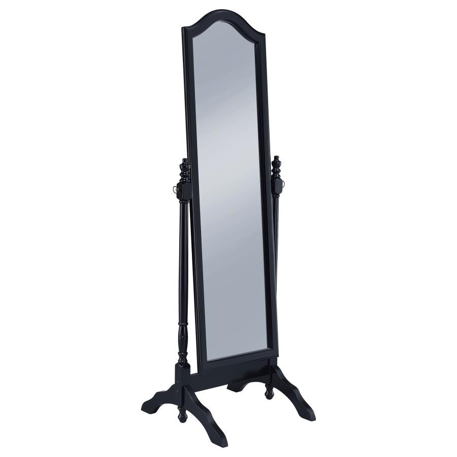 Cabot Wood Adjustable Full Length Cheval Mirror Black - 950801