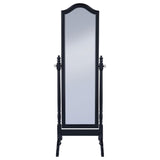 Cabot Wood Adjustable Full Length Cheval Mirror Black - 950801