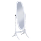 Foyet Wood Adjustable Full Length Cheval Mirror White - 950802