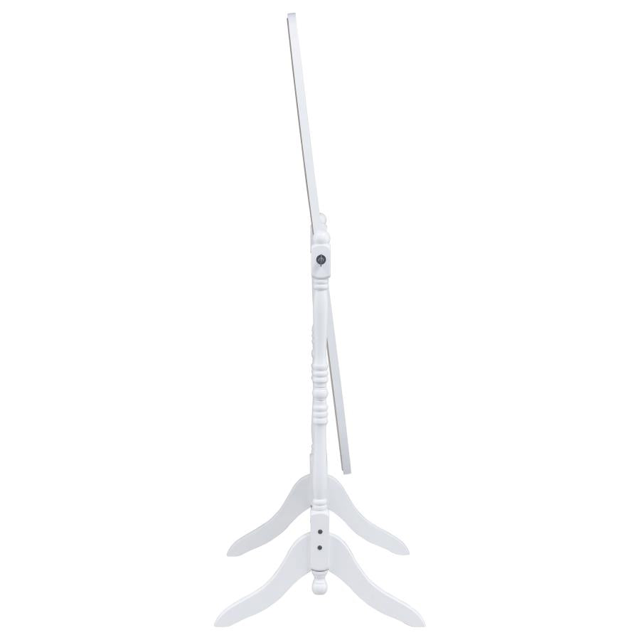 Foyet Wood Adjustable Full Length Cheval Mirror White - 950802