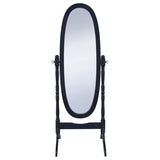 Foyet Wood Adjustable Full Length Cheval Mirror Black - 950803