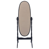 Foyet Wood Adjustable Full Length Cheval Mirror Black - 950803