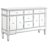 Duchess 5-drawer Mirrored Storage Accent Cabinet Silver - 950849
