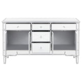 Duchess 5-drawer Mirrored Storage Accent Cabinet Silver - 950849