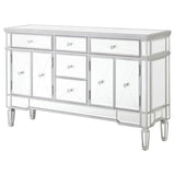 Duchess 5-drawer Mirrored Storage Accent Cabinet Silver - 950849