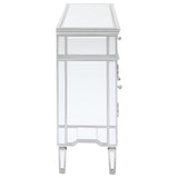 Duchess 5-drawer Mirrored Storage Accent Cabinet Silver - 950849