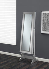 Moore Cheval Mirror with Jewelry Storage Silver - 951017