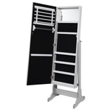 Moore Cheval Mirror with Jewelry Storage Silver - 951017