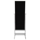 Moore Cheval Mirror with Jewelry Storage Silver - 951017