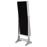 Moore Cheval Mirror with Jewelry Storage Silver - 951017