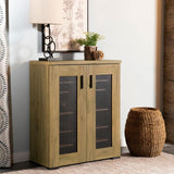 Bristol 6-shelf Engineered Wood Shoe Cabinet Golden Oak - 951107