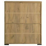 Bristol 6-shelf Engineered Wood Shoe Cabinet Golden Oak - 951107