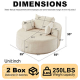 Single 360 Degree Swivel Chair For Living Room