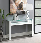 Edna Mirrored Console Table LED Lighting Silver - 951766