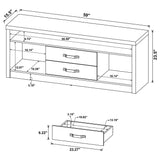 Conifer - 3 Piece TV Entertainment Center With Storage - Gray