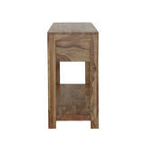 Esther 3-drawer Wood Console Table Natural Sheesham - 952853