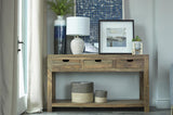 Esther 3-drawer Wood Console Table Natural Sheesham - 952853