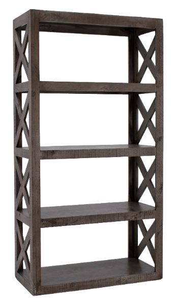 ZVA   X   SQUARE   GRANITE   LARGE   BOOKCASE - Q53BL