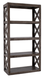 ZVA   X   SQUARE   GRANITE   LARGE   BOOKCASE - Q53BL