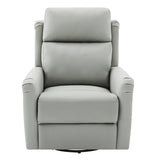 Manual Recliner Swivel Rocking Chair With 8 Point Massage And Heating