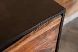 Zara 2-door 57-inch Wood Accent Storage Cabinet Black Walnut - 953466