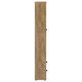 Hawthorne 4-shelf Glass Door Tall Cabinet with Drawers Mango - 953479