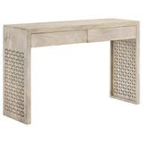 Rickman 2-drawer Wood Entryway Console Table White Washed - 959543