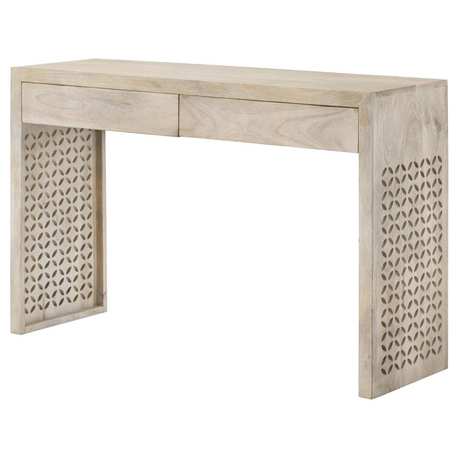 Rickman 2-drawer Wood Entryway Console Table White Washed - 959543